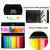 Painting Pens NYNOI 24364872120 Colored pencil Set Professional Oil 37mm Refill Tin box Graffiti Drawing pencils For School Supplies 230807