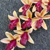 Decorative Flowers Artificial Fake Flower East Asian Orchid Bouquet Home Decoration Party Office Livingroom Wedding Accessories