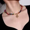 Choker Boheemse natuursteen gesimuleerde parel schelp hart ketting zomer strand vakantie cadeau hanger voor vrouwen