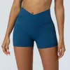 Yoga Shorts Ribber Feminino Esportes Femininos Cross Cross Class