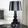 Kartell Bourgie Table Lamp Itaty Designer Acrylic Lamp for Living Room Study家の装飾クリエイティブベッドサイドベッドルームルームランプHKD230808
