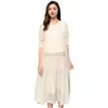 Moderskapsklänningar 8070# Summer Korean Fashion Maternity Long Dress Elegant A Line Loose Clothes For Pregannt Women Graviditetskläder HKD230808