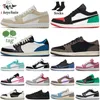 Jumpman 1 Low Basketball Shoes Zion Williamson Voodoo 1s Pinksicle Black Phantom Reverse Mocha Womens Men Trainers Grey Dark Mochas Panda Bred Toe Sports Sneakers