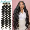 Kant Rosabeauty 28 30 32 40 Inch Body Wave Menselijk Haar Bundels 100 Braziliaanse Weave 2 3 4 Inslag deals 230807