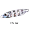 Baits Lures 10PCS Japen Metal Cast Jig Spoon 1015203040506080g Shore Casting Jigging Sea Bass Fishing Lure Artificial Bait Tackle Set 230807