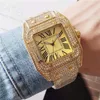 34mm 40mm Orologio moda uomo donna orologio quadrato orologio romano orologio di design movimento al quarzo orologio da donna quadrante acciaio inossidabile oro rosa argento Tutti gli orologi con diamanti