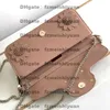 Women Designer Purse Bag Valentiino Square Cowhide Bags Fashion Flower Small Stickers Loco Handbag Magnetic Single Shoulder Straddle Handbags