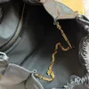 Gesteppte Einkaufstasche Frauen Kettenbeutel Quastel -Umhängetaschen Frau Handtaschen Achselhaut Handtasche Große Totes Top Spiegel Qualität Leder Black Shop Taschen Klassische Buchstaben Hardware