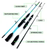 Boat Fishing Rods GDA 1.5M 1.8M M Power Lure Rod Casting Spinning Wt 3g-21g Ultra Light Boat Lure Fishing Rod 230807