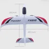 LED Flying Toys FX818 24G EPP Remote Control RC Airplane Glider Toy With Light Kids Gift 230807