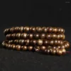 Strand Indonésia Kalimantan Natural Aloés 6/8mm108 Pulseira Buddha Beads Senhoras Ornamentos Homens Mulheres Agarwood Sândalo