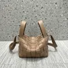 2023 Handwoven Basket Bag: Stylish, Roomy, Versatile Shoulder & Crossbody for Women Handwoven Deep Brown