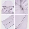L-225 Abbigliamento per protezione solare rapida Donne da donna UPF-Clothes Outdoor Crenne Silk Rashguard Ice Silk