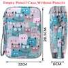 Sacs à crayons 96192 Slots Case School Pencilcase pour filles garçons stylo sac grande capacité papeterie pénale pénalité cartouche boîte fournitures 230807