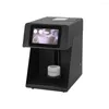 Machine d'impression automatique de nourriture d'imprimante de café avec le costume d'encre comestible pour les laits frappés de biscuits de pouding de gâteau d'ours