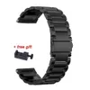 Cinturini per orologi 2 pezzi Cinturino in metallo Cinturino in vera pelle per Garmin Vivoactive 3 4 MusicForerunner 645245158 Venu 2 Smartwatch band 230807