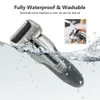 Rasoi elettrici 3Blade Wet Dry Shaver per uomo Barba stoppie 3D Triple Floating Blade Rasatura lavabile Macchina ricaricabile 230807