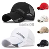 Ball Caps Quick Dry Mesh Baseball Hat Unisex Summer Sunscreen Hats Adjustable Breathable Women Men Cap Outdoor Sport Running Fishing J230807