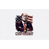 9 Styles Non Coupable Trump 2024 MAGA Drapeau 3 * 5 FT Trump Président Drapeaux Drôles