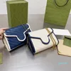 Designer - Koeienhuid Lederen Ketentas Luxe Dames Strepen Bakken Tas Dames Handtas Mode Handtassen Messenger Schoudertassen Klein Vierkant