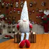 Retractable Christmas Faceless Doll Merry Christmas Decorations For Home Cristmas Ornament For Navidad New Year 2022 L230620
