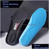 Shoe Parts Accessories Sports Insoles Men Women Deodorant Breathable Sweat-Absorbent Thickened Soft Bottom Comfortable Mas Insole By Drop