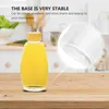 Storage Bottles 4PCS Mini Containers Jars Honey Bulk Container With Caps/ Lids For Home Restaurant El ( 500g )