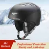 Ski Helmets Ski Snowboard Helmet for Adults Durable ABS Shell Protective EPS Foam Goggles Compatible Adjustable Fit for Men Women HKD230808