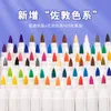 Målning Pennor Soft Brush Tips Akrylmarkör Pen Diy Handkonto Graffiti Målning Markering 1824364860 Färger för kartong 230807