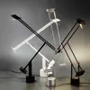 Włoska lampa stołowa Tizio Archimedes Zasada projektowania Lampa dźwignia do studiowania sypialnia sypialnia nocna hotel kreatywny wystrój oświetlenia HKD230808