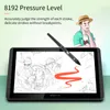 Graphics Tablets Pens BOSTO 12HDA 116Inch Drawing Tablet Monitor 1366x768 Display 8192 Pressure Level Passive Technology with Tilt Function 230808