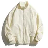 Giacche da uomo Summer Oversize Baggy Jacket Uomo Vintage Button Coat Moda Coreano Streetwear Capispalla causale Abbigliamento Top Uomo Taglie forti