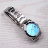 Wristwatches 36mm /39mm Sterile Blue Green Pink Dial Mechanical Watch NH35A Movement Luminous Sapphire Crystal Men