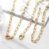 Chains Gold Plated Zirconia Sign Lobster-clasps Metal Thick Chain Necklace Men & Women Hip Hop Sweater Choker Exquisite Jewelry Present