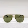 Lunettes de soleil pour hommes et femmes Designers Style Anti-Ultraviolet Retro Eyewear Oval Frame Lunettes Random Box