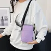 Evening Bags Fashion Candy Color Mobile Phone Bag Women's Messenger All-match Mini Crossbody Hanging Neck Coin Purse Vertical Handbag