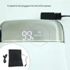 Mattor Elektrisk USB -uppvärmning Pad 3 -lägen Justerbar termisk värmare sovsal midja matta