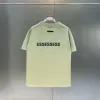 Essentialclothing Designer Mens 티셔츠 티 테인 프린트 ESS 짧은 슬리브 가슴 가슴 편지 에센스 대형 캐주얼 티셔츠면 에센티 엘 남성 여성 8731