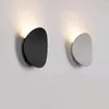 Wandlamp LED slaapkamer nachtkastje eenvoudige moderne woonkamer achtergrond licht minimalistisch zwart-wit gangpad