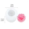Baking Moulds 1 X Silicone Mould 3D Rose Cake Chocolate Making Mold Reusable Easy To Demould Non-toxic Resin For DIY Craft Projects Decor