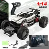 Off-road Truck Rc Car 1:14 Alloy 2.4G Remote Control High Speed Vehicles 4x4 Drive Simulation Model Drift Car Toys For Kids Gifts 2373