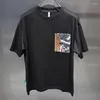 Men's T Shirts P03785 Fashion Tops & Tees 2023 Runway Luxury European Design Short Print Party Style T-Shirts Clothing