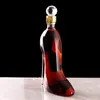 Бокалы для вина креативные стеклянные бутылки Поставляют виски красные держатели дома