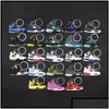 Pièces de chaussures Accessoires Porte-clés Mode Sneaker Porte-clés Sport Célébrité Figure Basketball Chaussures Porte-clés Femme Hommes Enfants Porte-clés Cadeau