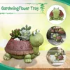 Горшки для цветов Горшок Bunga Lucu Pot Tanaman Sukulen Kebun Kaktus Resin Hewan Taman Rumah