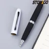 Balpennen STONEGO Fashion Wallet Pen Short Paragraph Gift Travel Pocket Mini Clip Metal RollerBall 230807