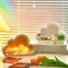 Nowate przedmioty DIY Cloud Tulip LED Nocne światło dziewczyny Ozdoby sypialni Kreatywne PORNORTA LAMPY STALOWE LAMPY BEZPORNOŚĆ Ręcznie robione prezenty urodzinowe 230808