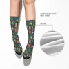 Calzini da uomo Farmers Market Happy Vintage Vegetables Food Street Style novità Crew Sock Gift Pattern stampato