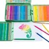 Penne per pittura KALOUR Set di matite colorate Macaron da 72 pezzi Confezione regalo in ferro Set di matite da disegno in legno morbido per forniture artistiche da colorare per artisti 230807