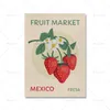 Pintura em tela Frutas Coloridas Mercado Morango Limão Laranja Frutas e Plantas Refrescantes Posters e Impressões Arte na Parede Fotos da Parede Cozinha Sala de Jantar Decoração Wo6